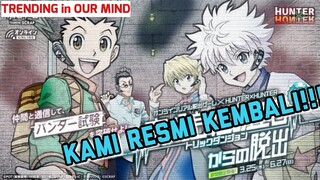 RESMI!! Hunter X Hunter TELAH KEMBALI!!!,, Tapi……….