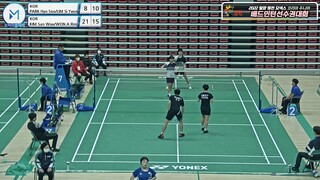 혼복 XD- U17 32강 | (KOR) PARK Hyo Soo/LIM Si Yeon vs (KOR) KIM Sun Woo/WON A Rim[2022 밀양 원천 요넥스 코리아주니