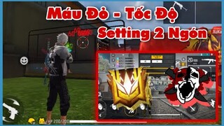 (Free Fire) Top 3 Setting 2 Ngón Thao Tác Chuẩn Xác - Vuốt Tâm Hiệu Quả Headshot Cao | Huy Gaming