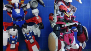 Nearly perfect Justice Crab Gundam model modification, shoulder armor can be stored (by G-Cancer)