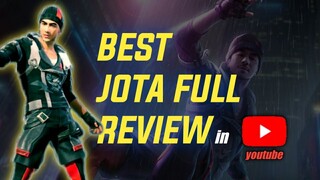 DON'T compare JOTA to ALOK | JOTA FULL REVIEW FREE FIRE