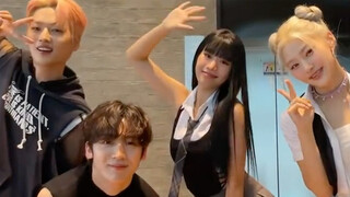 【WEi Kim Yohan, Kang Seok-hwa x KISS OF LIFE Natty, Haneul】Tantangan 《Overdrive+Shhh》! Sangat menyen