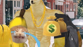 香蕉猫抢劫和被抢劫！
