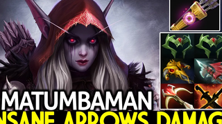 MATUMBAMAN Drow Ranger Insane Frost Arrows สร้างความเสียหายด้วย Agi เต็มรูปแบบ Dota 2