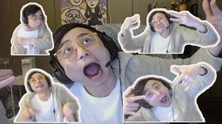 水晶哥听到蔡徐坤只因你太美情不自禁手舞足蹈 这波是被附体了！