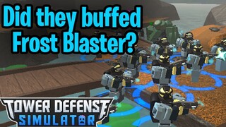 Frost Blaster Got Buffed or Nerfed? | Tower Defense Simulator | ROBLOX