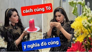 DIVA Cát Thy chia sẻ cách cúng Tổ nghề sân khấu