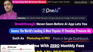 OneAI 2.0 Review – The Most Powerful & Premium AI Tools in a Platform