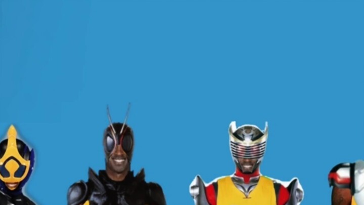 พวกเราสี่คนคือคาเมนไรเดอร์ที่โด่งดังจากเรื่องตลกร้าย