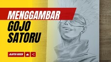 Cara Membuat Gambar Gojo Versi Realis