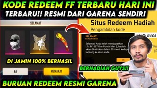 KODE REDEEM FREE FIRE TERBARU 18 MARET 2023 HARI INI