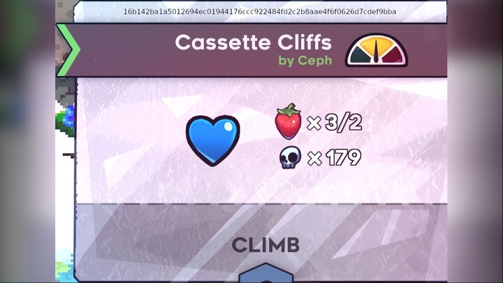 Celeste SJC - Cassette Cliffs (Medium Beginner) - Golden Strawberry