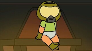 When you play DOOM and select the lowest difficulty
