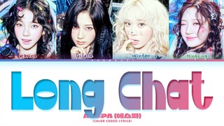 Aespa 'Long Chat (#♥︎)' Lyrics (Color Coded Lyrics)