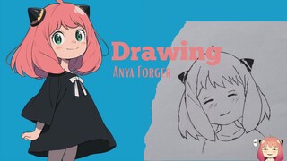 drawing Anya Forger