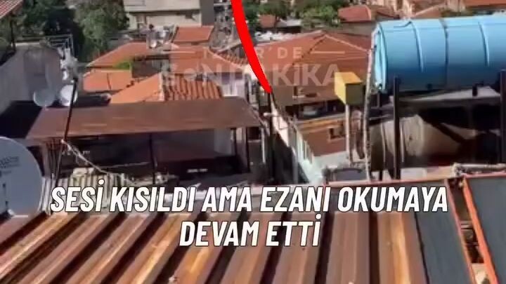 Sesi kısıldığı halde ezan'a devam eden adam gibi adam cami imamı