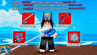 Joguei SKILL Pela PRIMEIRA VEZ e Amassei Geral 😝 - Blox Fruits