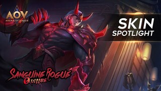 Quillen Sanguine Rogue Skin Spotlight - Garena AOV (Arena of Valor)