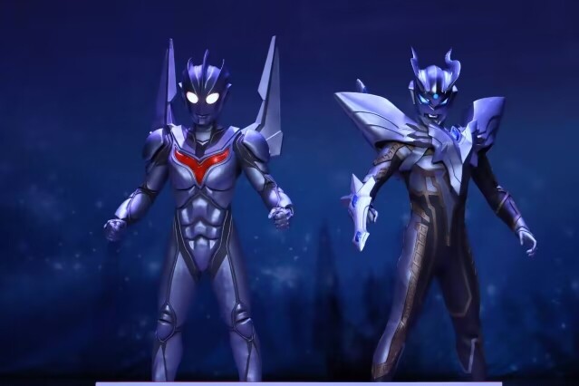 Ultimate Shining Zero and Ultraman Noa