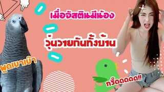 ตอน เมื่อจัสตินมีน้อง จะเป็นยังไง น้องไทเกอร์มารายงานตัวครับ