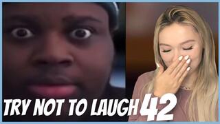 Try Not To Laugh CHALLENGE 42 By AdikTheOne REACTION!!!