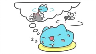 Kapo tried to bite a mosquito in his dream, but...