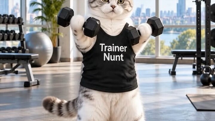 Cat with hip thrust