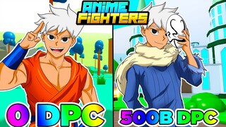 MINHA EVOLUÇÃO EM 2 SEMANAS NO ANIME FIGHTERS!!