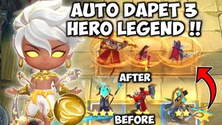 AUTO DAPET 3 HERO LEGEND! COMMANDER BARU MAGIC CHESS VALE ! Update Terbaru Magic Chess Mobile Legend