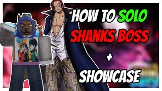 [NEW] King Piece - HOW/FASTEST WAY TO SOLO ⚔️SHANKS BOSS⚔️ + SABER SHOWCASE | Roblox |