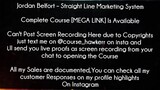 Jordan Belfort Course Straight Line Marketing System download