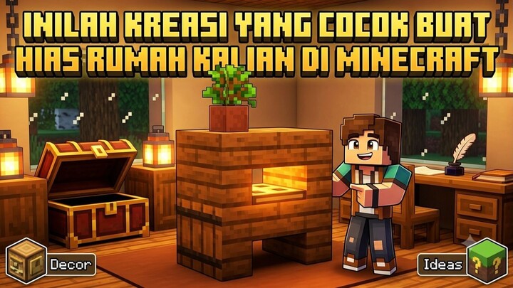 INI NIH YANG BUAT RUMAH DI MINECRAFT KALIAN JAUH LEBIH BAIK!!-MINECRAFT TUTORIAL