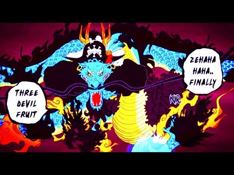 Kurohige Memakan Buah setan Kaido: Gerakan Blackbeard selanjutnya Whole Cake Island dan Onigashima.