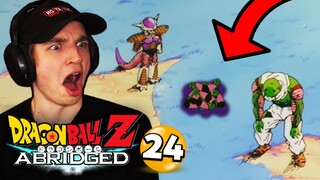 Frieza is RUTHLESS... | DBZ: Abridged REACTION Episode 24
