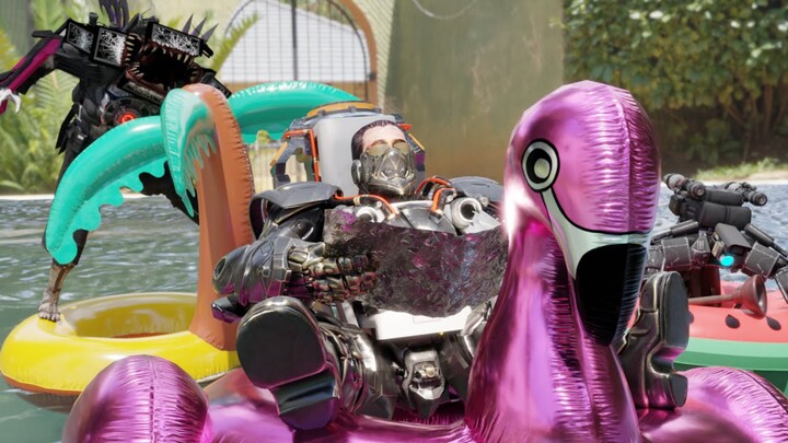 Zombie Universe Characters Enter Reality Episode 7: Skibidi on Vacation