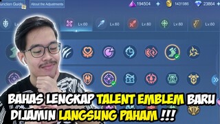 BAHAS EMBLEM BARU & REKOMENDASI DARI BANG SANNIN BUAT PARA USER MARKSMAN & GOLDLANE - Mobile Legends