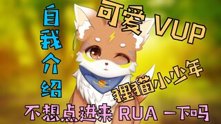 【小少年VUP】来自外星狸猫小少年的自我介绍！你不想进来RUA吗？