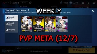 [COUNTER: SIDE] Luận bàn Meta PvP (12/7) | Bế mấy con A.Mina đi luôn =))))