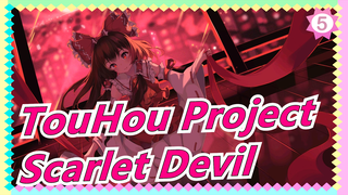 [TouHou Project MMD] 3D The Embodiment Of Scarlet Devil| Full Version| Red&White VS⑨_5