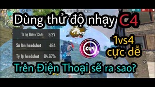Dùng thử độ nhạy của C4 trên điện thoại sẽ như thế nào? Full Đỏ - Show Độ Nhạy + Dpi + Setting 🇻🇳❤