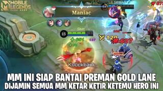 DI BUFF 3 KALI HERO INI SIAP BASMI PREMAN GOLD LANE - DIJAMIN SEMUA MM KETAR KETIR LAWAN HERO INI