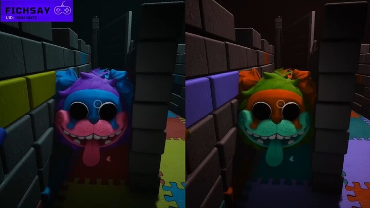 Poppy playtime vs poppy playtime đảo ngược tất cả các jumpscares #gamehay