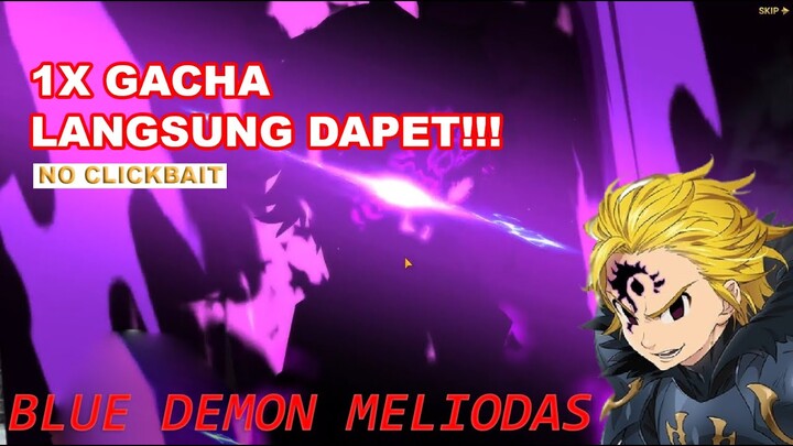 gacha & review blue demon meliodas ( Seven Deadly Sins: Grand Cross )