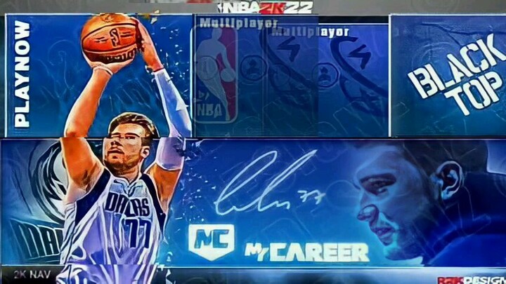 Best Luka Doncic 2k22 main menu!