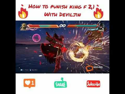 Tekken 7 | Season 4 | How to punish king f 2,1 With Deviljin