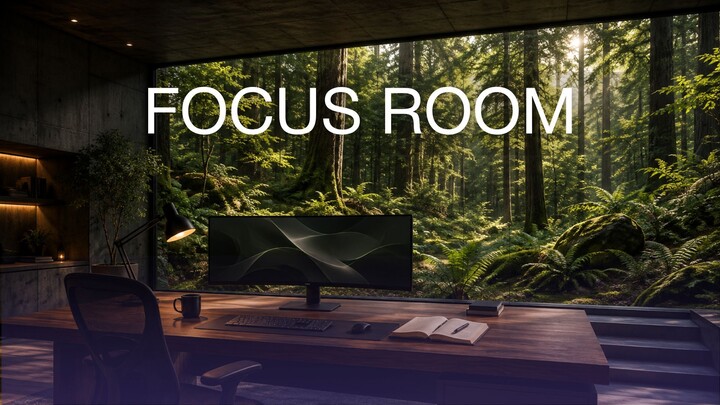 Focus Room Music 4K 🎧 Deep Focus Music for Work, Study & Productivity