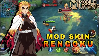 MLBB|Mod Skin Rengoku Kyojuro Siêu Đẹp Full Hiệu Ứng(Demon Slayer)|Jin Moba