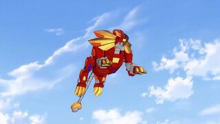 Each version has its own god. In each version, the new lion car god is the one that gets beaten.