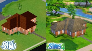 The Sims 1 House but in Sims 4 (Inspired/NO CC) - TS4 [SPEED BUILD]