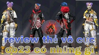 Free Fire| review thẻ vô cực mùa 28 ác quỷ đường phố siêu đẹp, giống quỷ dạ xoa